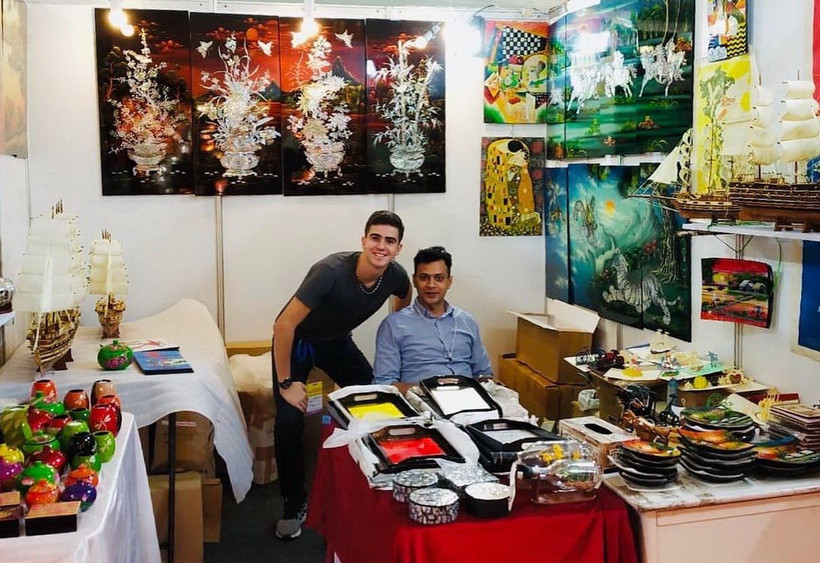 Gian hàng Việt Nam tại Hội chợ IIMTF 2019. (Ảnh: Huy Lê/Vietnam+)