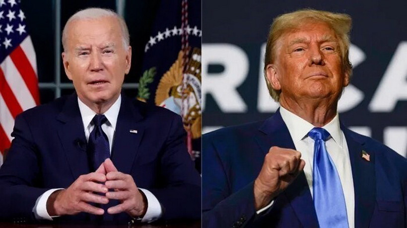 Ông Joe Biden (trái) và ông Donald Trump. (Ảnh: IRNA/TTXVN)