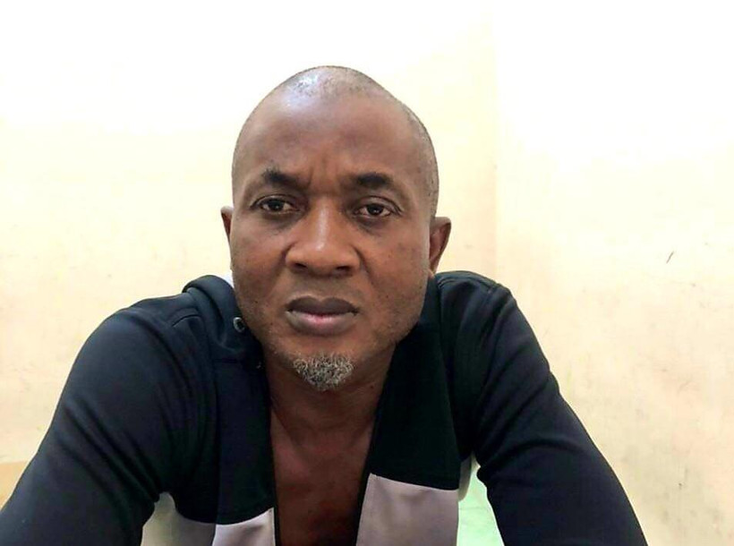 Đối tượng Ochie Paul Ejike (sinh năm 1969, quốc tịch Nigeria). (Ảnh: TTXVN phát)