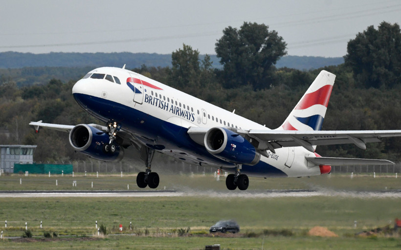 Máy bay Airbus A-319 của hãng hàng không Anh British Airways. (Ảnh: AFP/TTXVN)