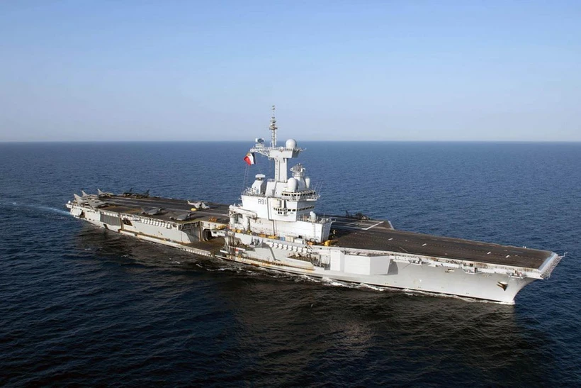 Tàu sân bay FS Charles de Gaulle của Pháp. (Nguồn: stripes.com)
