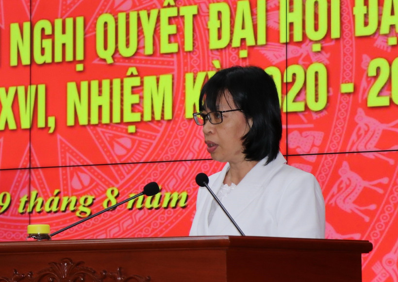 Bà Nguyễn Thị Thanh Lịch. (Ảnh: Hồng Điệp/TTXVN)