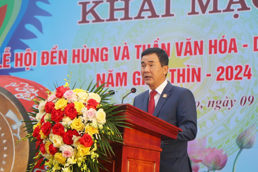 Phó Chủ tịch Ủy ban Nhân dân tỉnh Phú Thọ Hồ Đại Dũng. (Ảnh: Tạ Toàn/TTXVN)