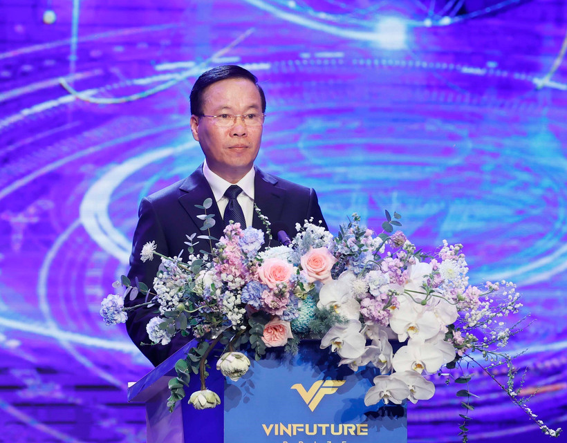 Chủ tịch nước Võ Văn Thưởng phát biểu. (Ảnh: Thống Nhất/TTXVN)