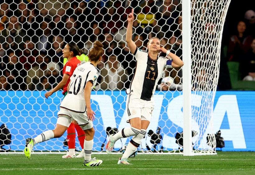 Alexandra Popp góp công lớn giúp Đội tuyển Nữ Đức thắng đậm. (Nguồn: Getty Images)