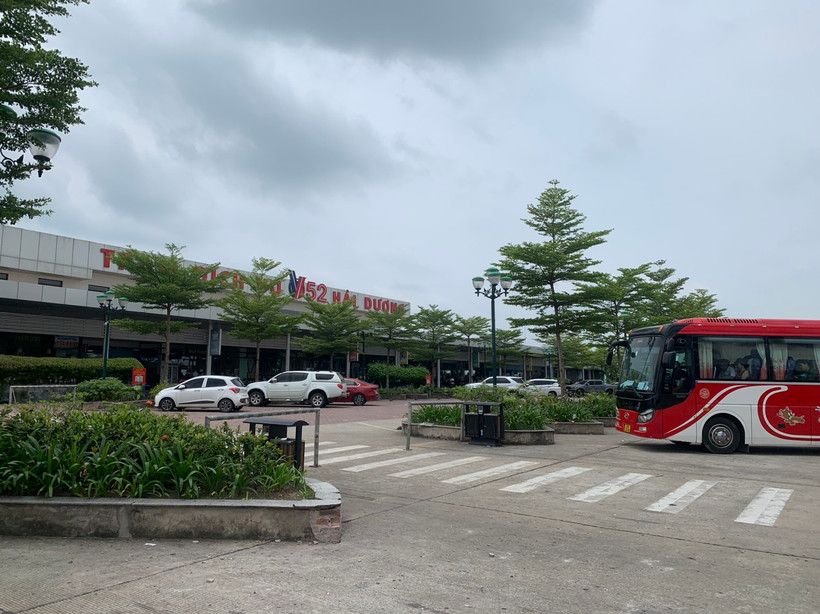 Trạm dừng nghỉ V52 được xây dựng trên tuyến Cao tốc Hà Nội-Hải Phòng. (Ảnh: Việt Hùng/Vietnam+)