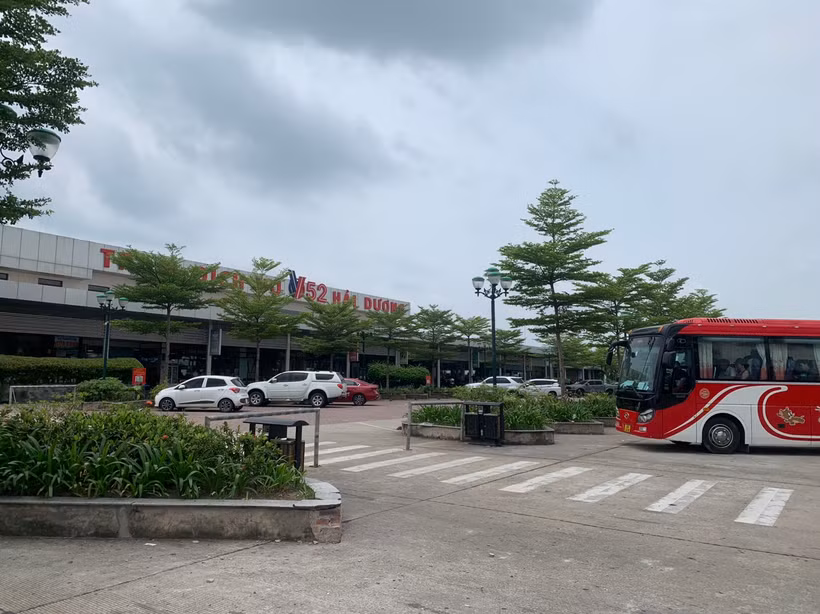 Trạm dừng nghỉ V52 được xây dựng trên tuyến Cao tốc Hà Nội-Hải Phòng. (Ảnh: Việt Hùng/Vietnam+)