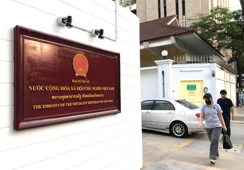 Trụ sở Đại sứ quán Việt Nam tại thủ đô Bangkok của Thái Lan. (Ảnh: Ngọc Quang/TTXVN)