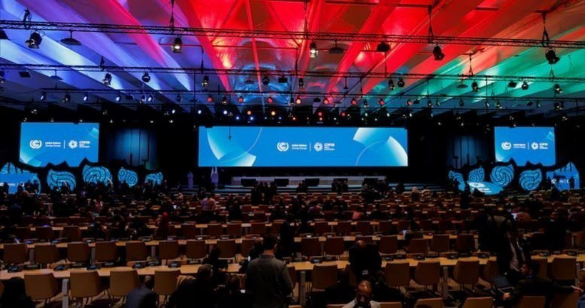 Quang cảnh phiên khai mạc Hội nghị COP29 ở in Baku, Azerbaijan. (Ảnh: REUTERS/TTXVN)