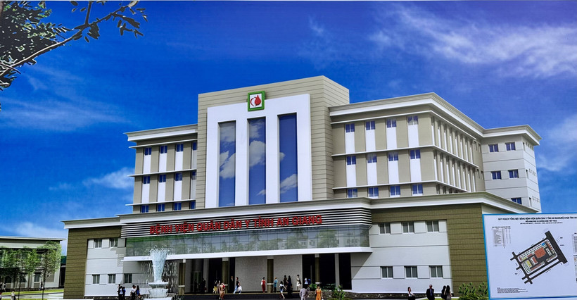 Phối cảnh Bệnh viện Quân dân y tỉnh An Giang. (Ảnh: Thanh Sang/TTXVN))