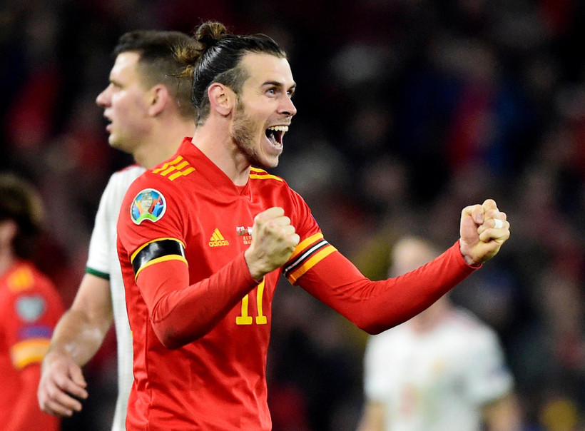 Bale trong màu áo đội tuyển Xứ Wales. (Nguồn: Getty Images)