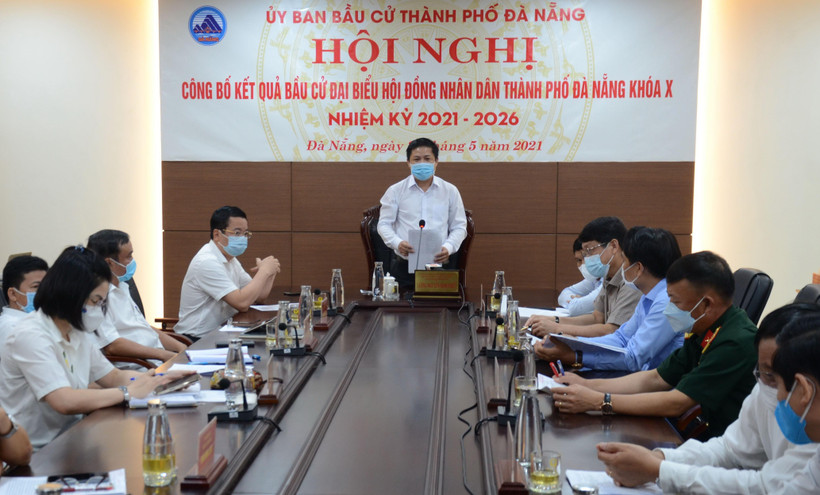 Đà Nẵng thông qua kết quả bầu cử Hội đồng Nhân dân cấp thành phố khóa X. (Ảnh: Quốc Dũng/TTXVN)