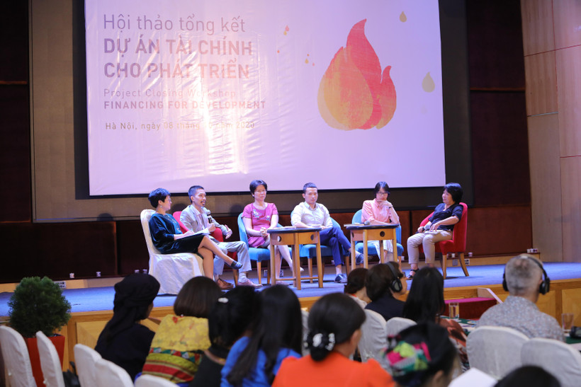 Hội thảo tổng kết Dự án “Tài chính cho Phát triển” sau năm năm triển khai 2016-2020. (Ảnh: Vietnam+)