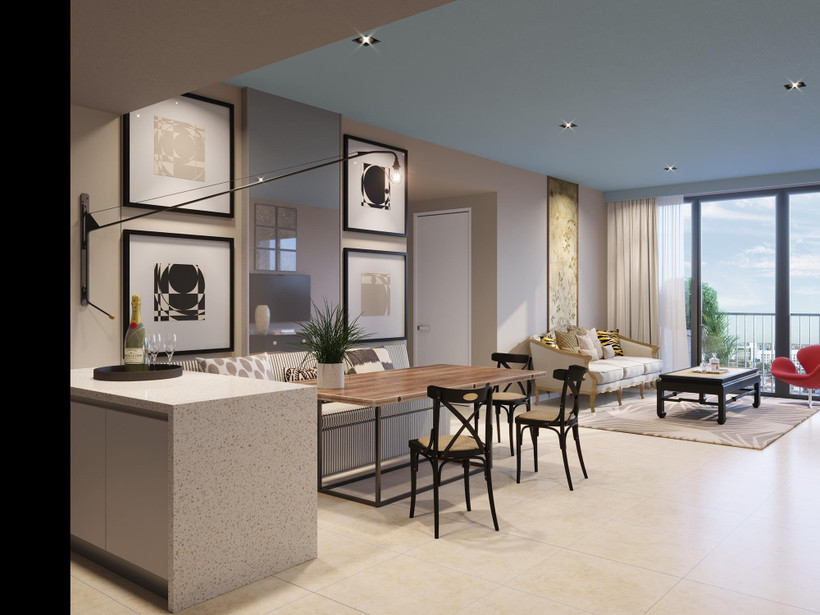 Căn hộ mẫu Park Kiara với thiết kế hiện đại, sang trọng. (Ảnh: TL)