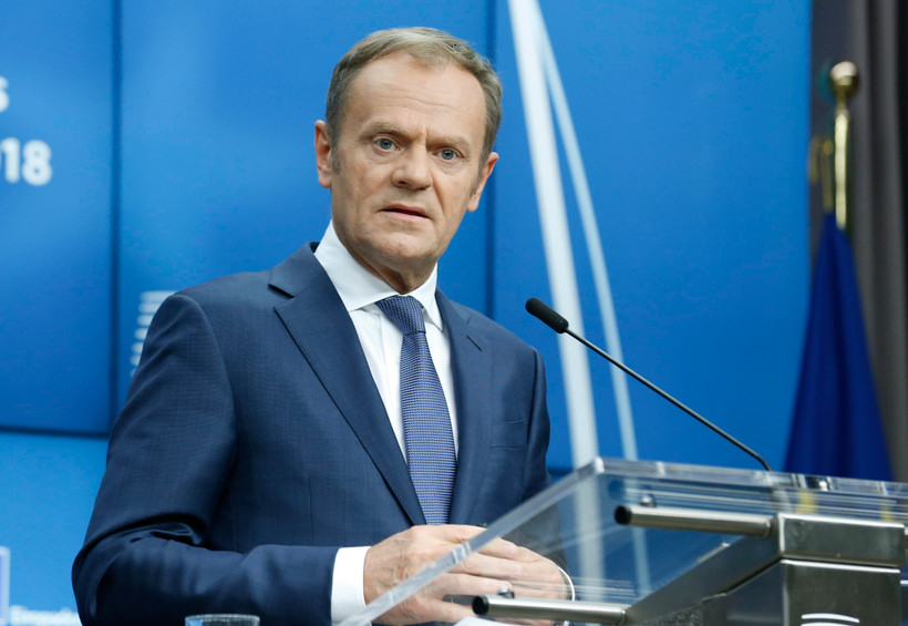 Chủ tịch Hội đồng châu Âu Donald Tusk. (Nguồn: THX/TTXVN)