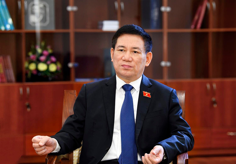 Bộ trưởng Bộ Tài chính Hồ Đức Phớc. (Ảnh: CTV/Vietnam+)