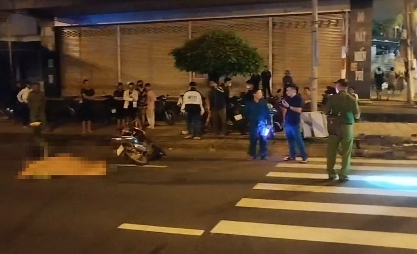 Hiện trường vụ tai nạn. (Ảnh: TTXVN phát)