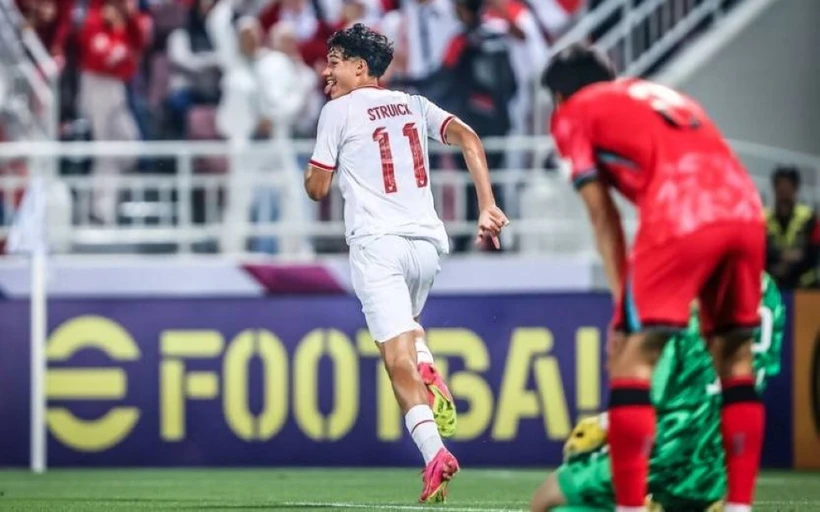 U23 Indonesia khiến U23 Hàn Quốc lỡ hẹn với Olympic Paris 2024. (Nguồn: AFC)