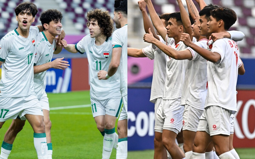 U23 Việt Nam quyết đấu đấu U23 Iraq ở tứ kết U23 châu Á 2024. (Nguồn: AFC)