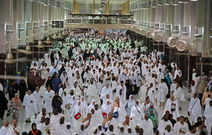 Tín đồ Hồi giáo hành hương về thánh địa Mecca. (Nguồn: AFP/Getty Images)