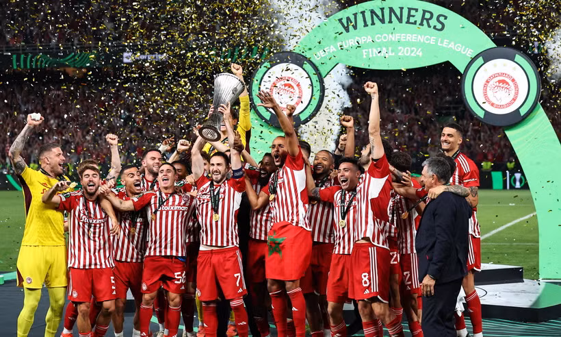Olympiacos giành chức vô địch Europa Conference League. (Nguồn: Getty Images)