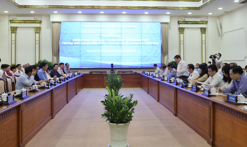 Quang cảnh tọa đàm. (Ảnh: TTXVN phát)