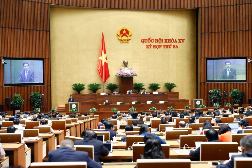 Quang cảnh phiên họp. (Ảnh: Doãn Tấn/TTXVN)