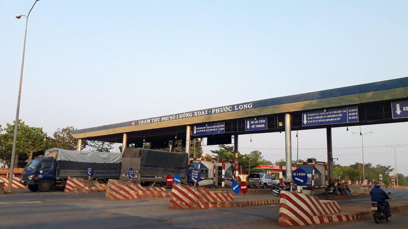 Trạm thu phí BOT. (Ảnh: Đậu Tất Thành/TTXVN.)