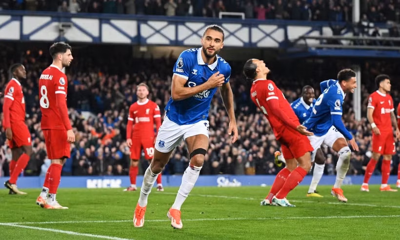 Everton đánh bại Liverpool ở trận derby vùng Merseyside. (Nguồn: Getty Images)