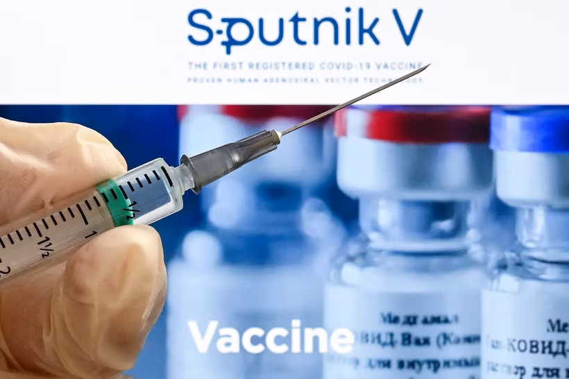 Vắcxin Sputnik V phòng COVID-19 của Nga. (Ảnh: AFP/TTXVN)