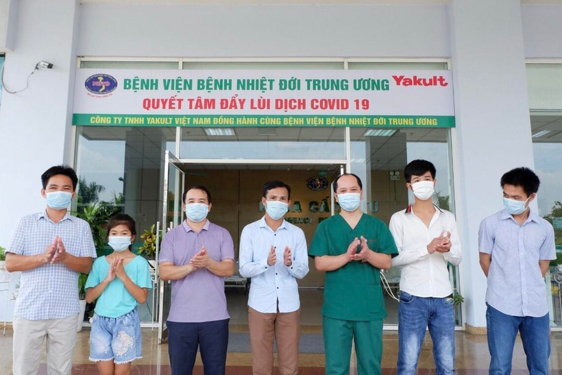 Các bệnh nhân được công bố khỏi bệnh ngày 24/8/2020. (Ảnh: TTXVN)