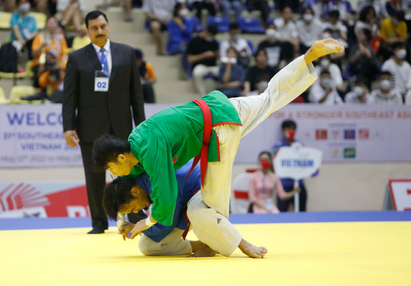 Kurash được kỳ vọng sẽ tiếp tục mang HCV về cho đoàn Việt Nam. (Ảnh: Trần Việt/TTXVN)