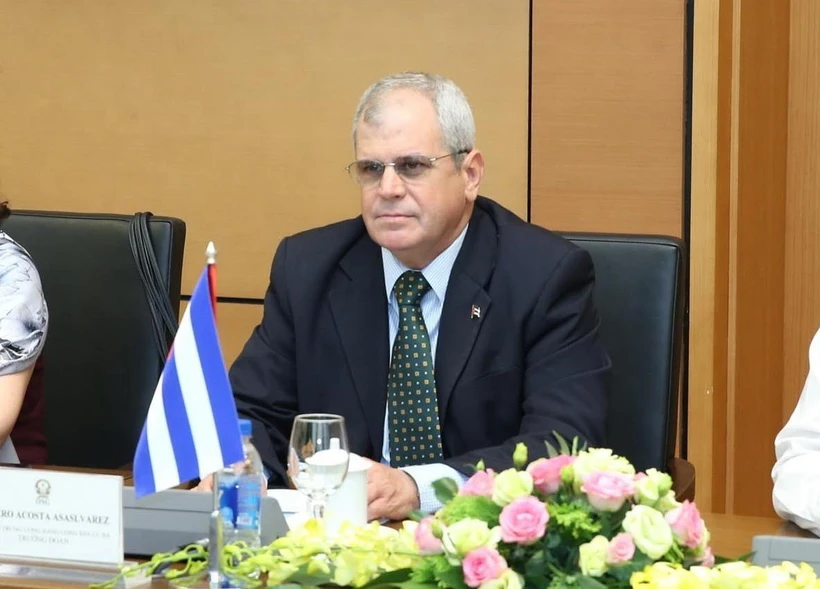 Thư ký Hội đồng Nhà nước Cuba Homero Acosta Álvarez. (Ảnh: Lâm Khánh/TTXVN)
