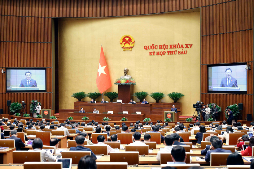Quang cảnh phiên họp của Quốc hội. (Ảnh: Doãn Tấn/TTXVN)