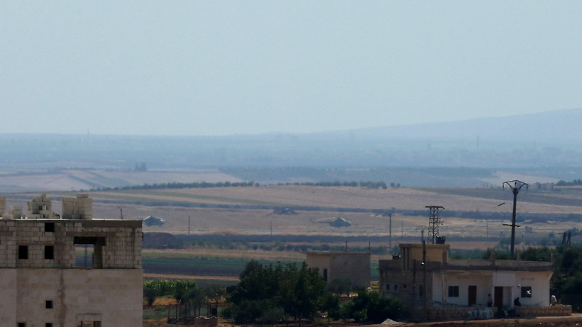 Một sân bay quân sự ở làng Taftanaz, phía Tây Bắc tỉnh Idlib, Syria. (Ảnh: AFP/TTXVN)