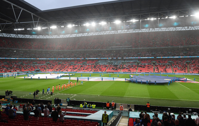 Sân vận động Wembley ở thủ đô London. (Nguồn: AFP/TTXVN)