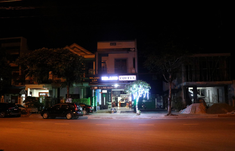 Nhiều tuyến phố ở thành phố Đông Hà thực hiện giãn cách xã hội để phòng chống dịch COVID-19. (Ảnh: Nguyên Lý/TTXVN)