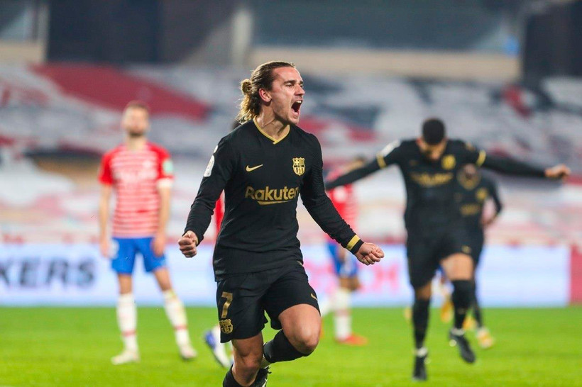 Antoine Griezmann tỏa sáng để giúp Barcelona chiến thắng. (Nguồn: Getty Images)