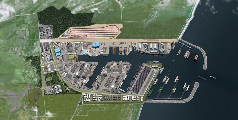 Phối cảnh cảng công nghiệp Porto Central. (Nguồn: portocentral.com.br)