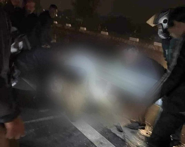 Hiện trường vụ tai nạn. (Nguồn: Tiền Phong)