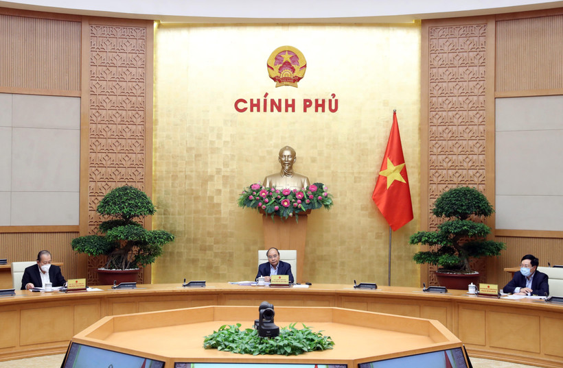 Thủ tướng Nguyễn Xuân Phúc phát biểu. (Ảnh: Thống Nhấ/TTXVN)