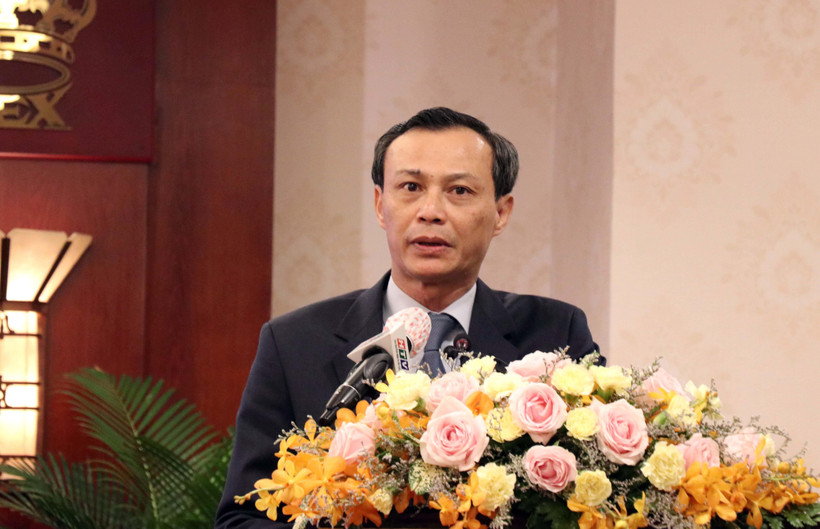 Đại sứ Lương Thanh Nghị, Phó Chủ nhiệm Ủy ban Nhà nước về người Việt Nam ở nước ngoài - Bộ Ngoại giao. (Ảnh: Xuân Khu/TTXVN)
