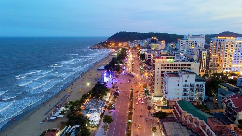 Biển Sầm Sơn. (Ảnh: Hoa Mai/TTXVN)