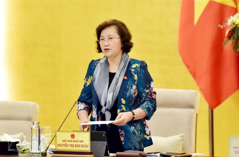 Chủ tịch Quốc hội Nguyễn Thị Kim Ngân. (Ảnh: Trọng Đức/TTXVN)