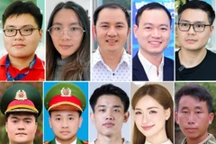 10 Gương mặt trẻ Việt Nam tiêu biểu năm 2025. (Ảnh: TTXVN)