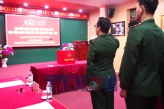 Lá phiếu của người lính nơi biên giới xứ Lạng