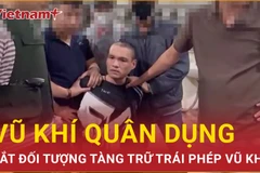 Bắt giữ đối tượng tàng trữ vũ khí quân dụng trái phép tại biên giới Quảng Trị