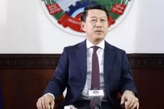 Phó Thủ tướng, Bộ trưởng Bộ Ngoại Giao Lào Saleumxay Kommasith. (Ảnh: TTXVN)