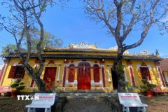 Đình Bình Thủy, ngôi đình tiêu biểu của kiến trúc đình làng Nam Bộ. (Ảnh: Nguyễn Hằng/TTXVN)