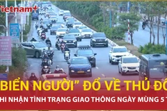 Người dân nô nức trở lại thủ đô Hà Nội sau kỳ nghỉ Tết Nguyên đán 2025 